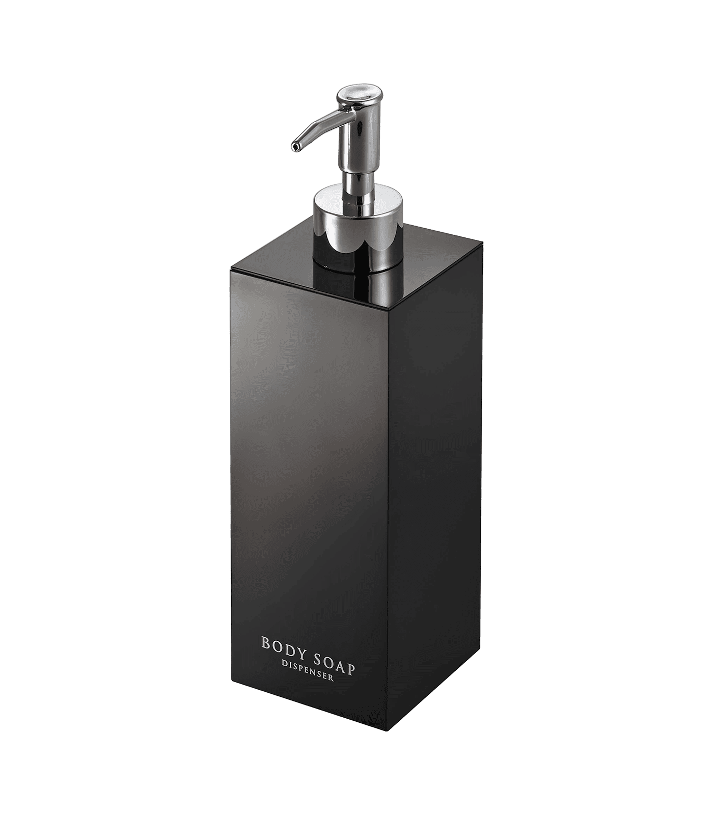 Black ABS Plastic Square Shower Soap Dispenser