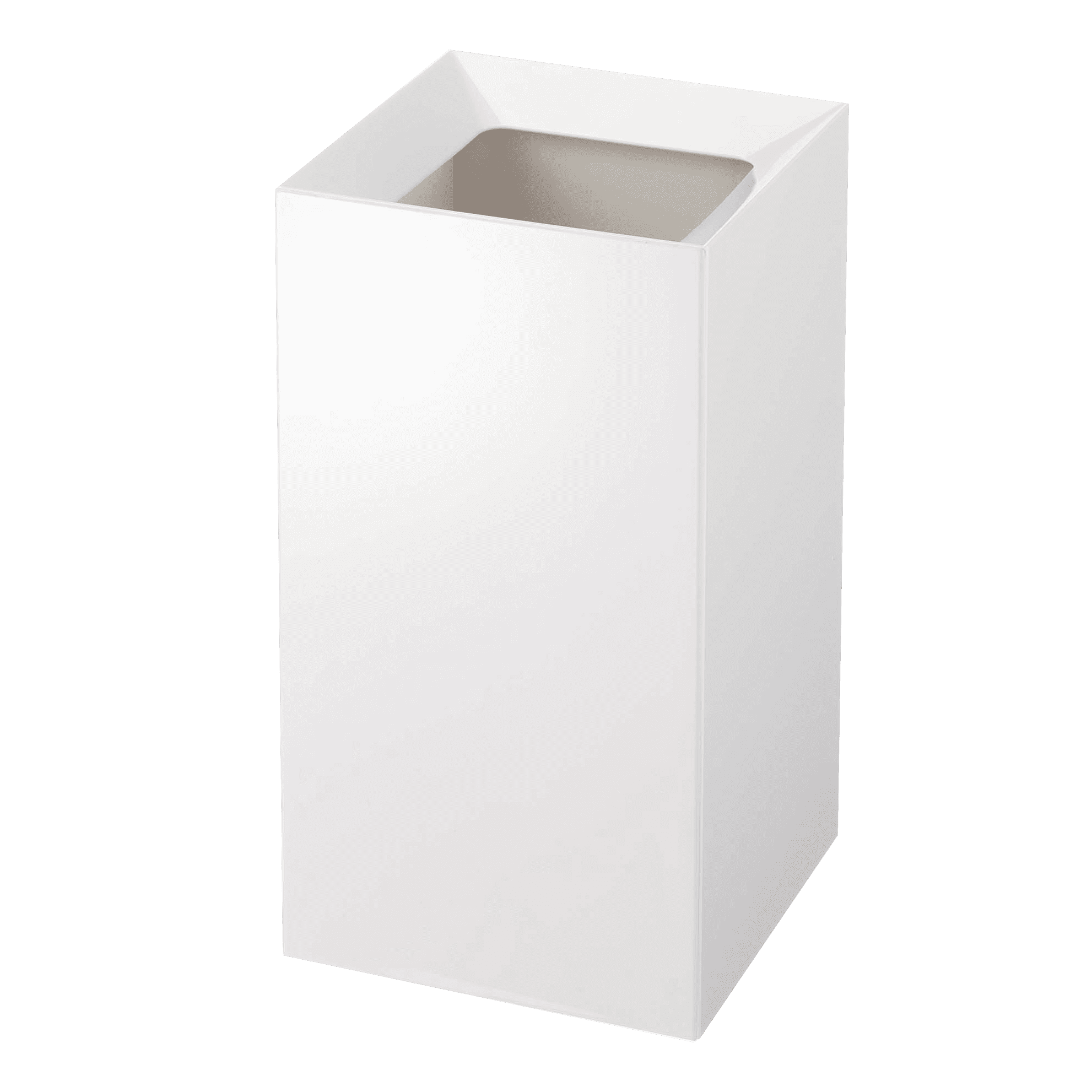Yamazaki Home Yamazaki Home Trash Can, Modern Garbage Waste Bin Basket With Handle, 2.5 gallons, 10 liters