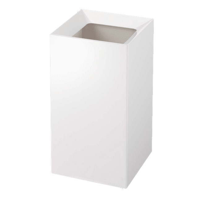 Yamazaki Home Yamazaki Home Trash Can, Modern Garbage Waste Bin Basket With Handle, 2.5 gallons, 10 liters