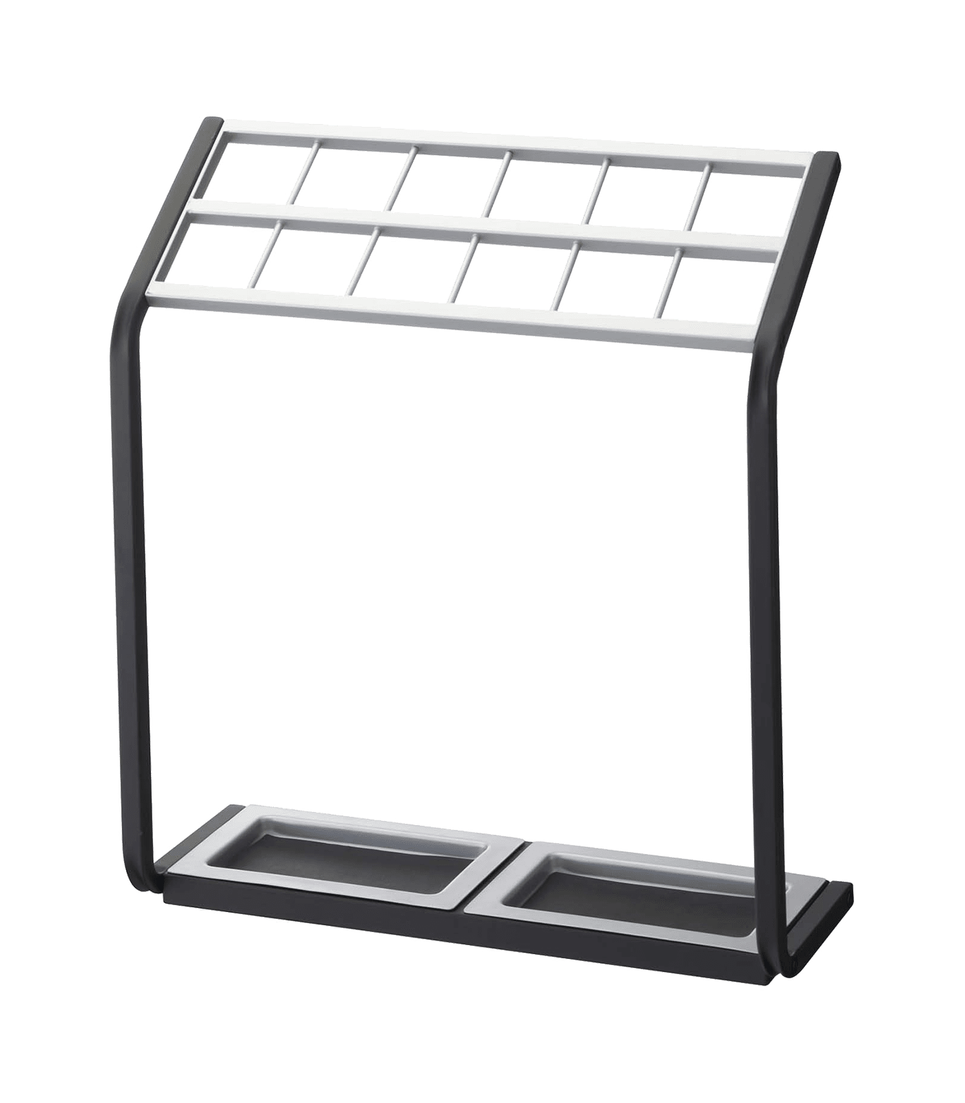 Yamazaki Home 12-Slot Metal Umbrella Holder, 12-Slot, Steel