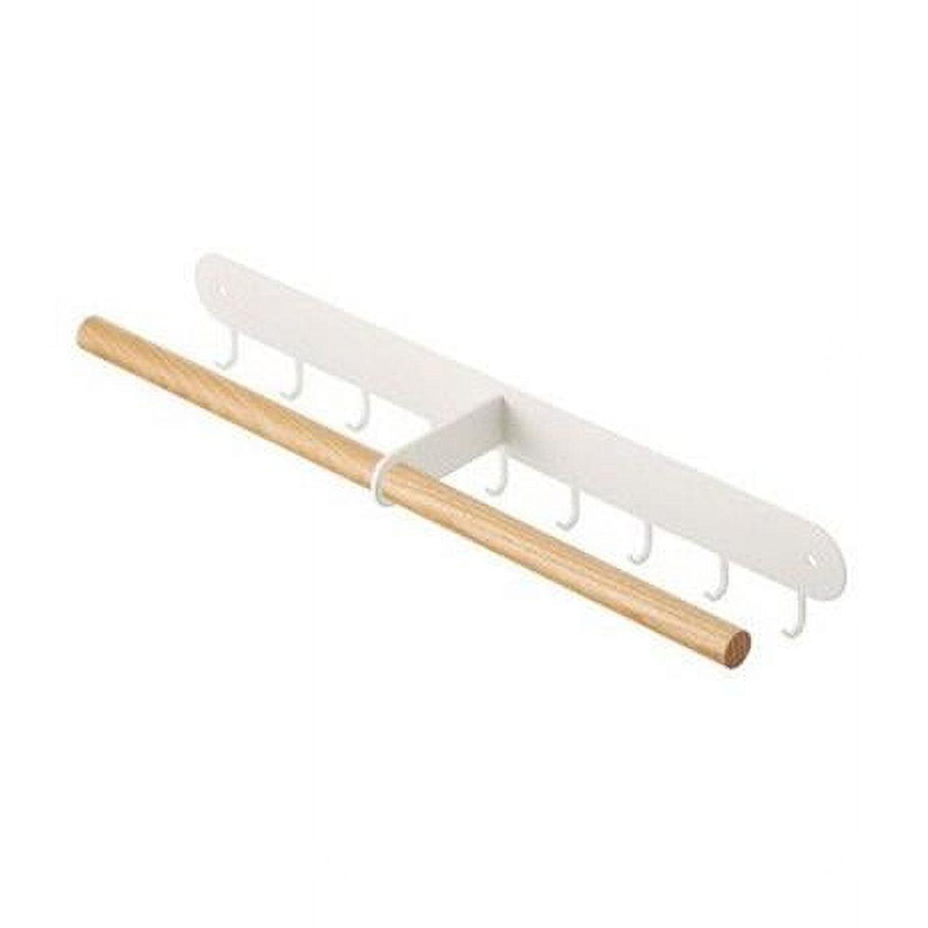 Yamazaki Home Wall Accessory Rack, Steel + Wood