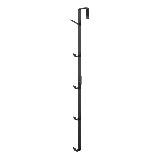 Yamazaki Home Over The Door Hooks - Vertical Hanging Coat Rack, Steel, Over-the-Door