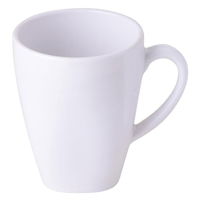 White Melamine 10 oz Round Mug Set of 24