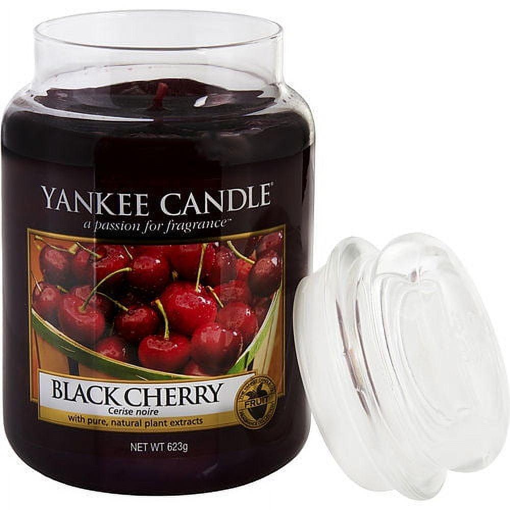 Large Black Cherry Scented Jar Candle