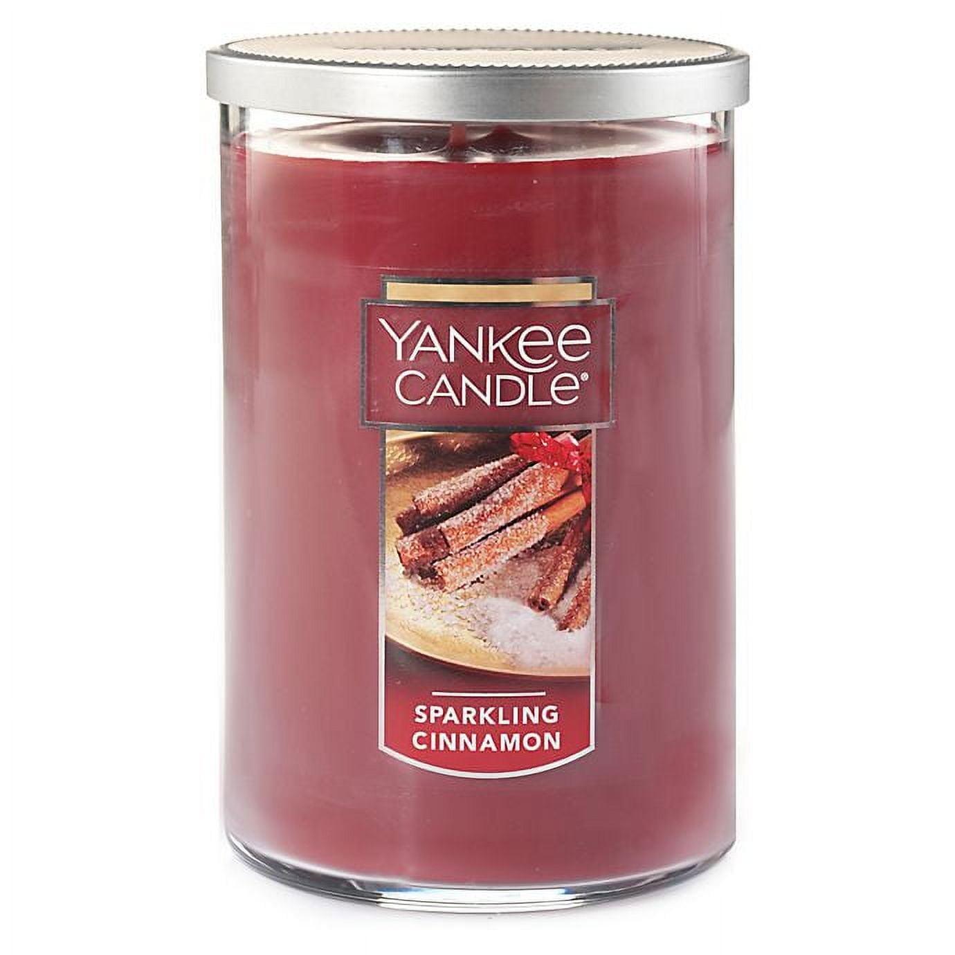 Large Red Sparkling Cinnamon Soy Tumbler Candle