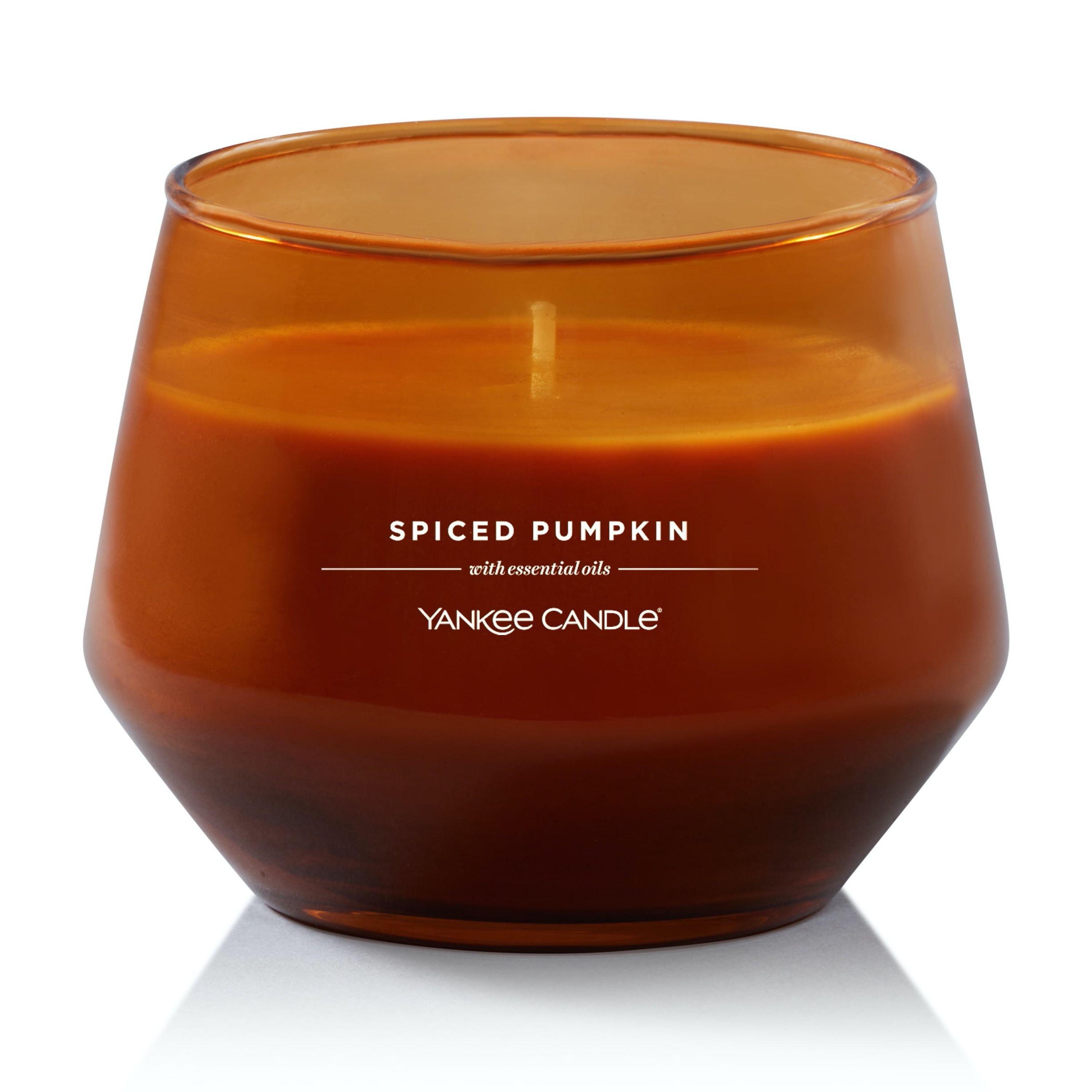 Spiced Pumpkin Essential Oil Soy Wax Candle, 10 oz