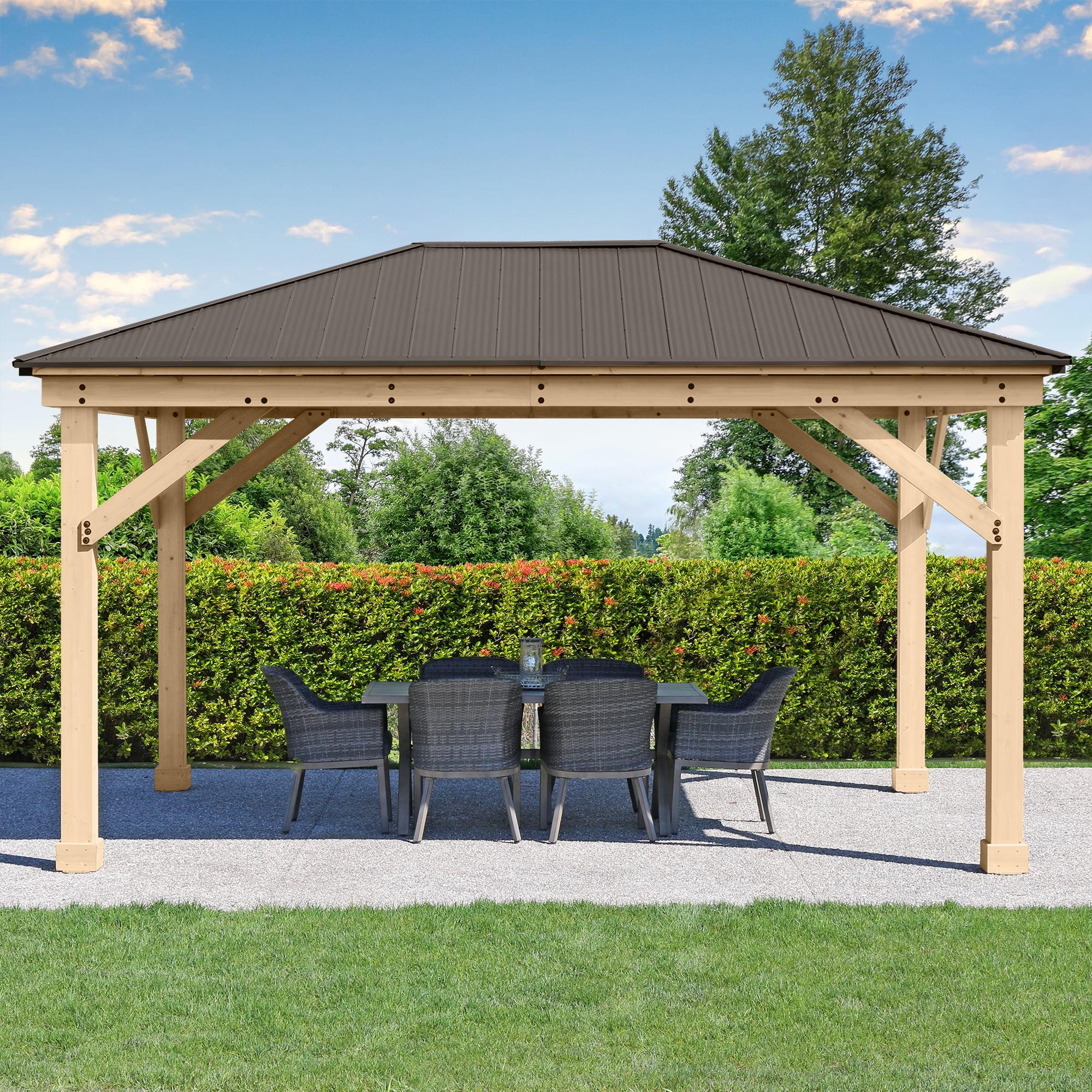 Meridian 12 Ft. W x 16 Ft. D Solid Wood Patio Gazebo