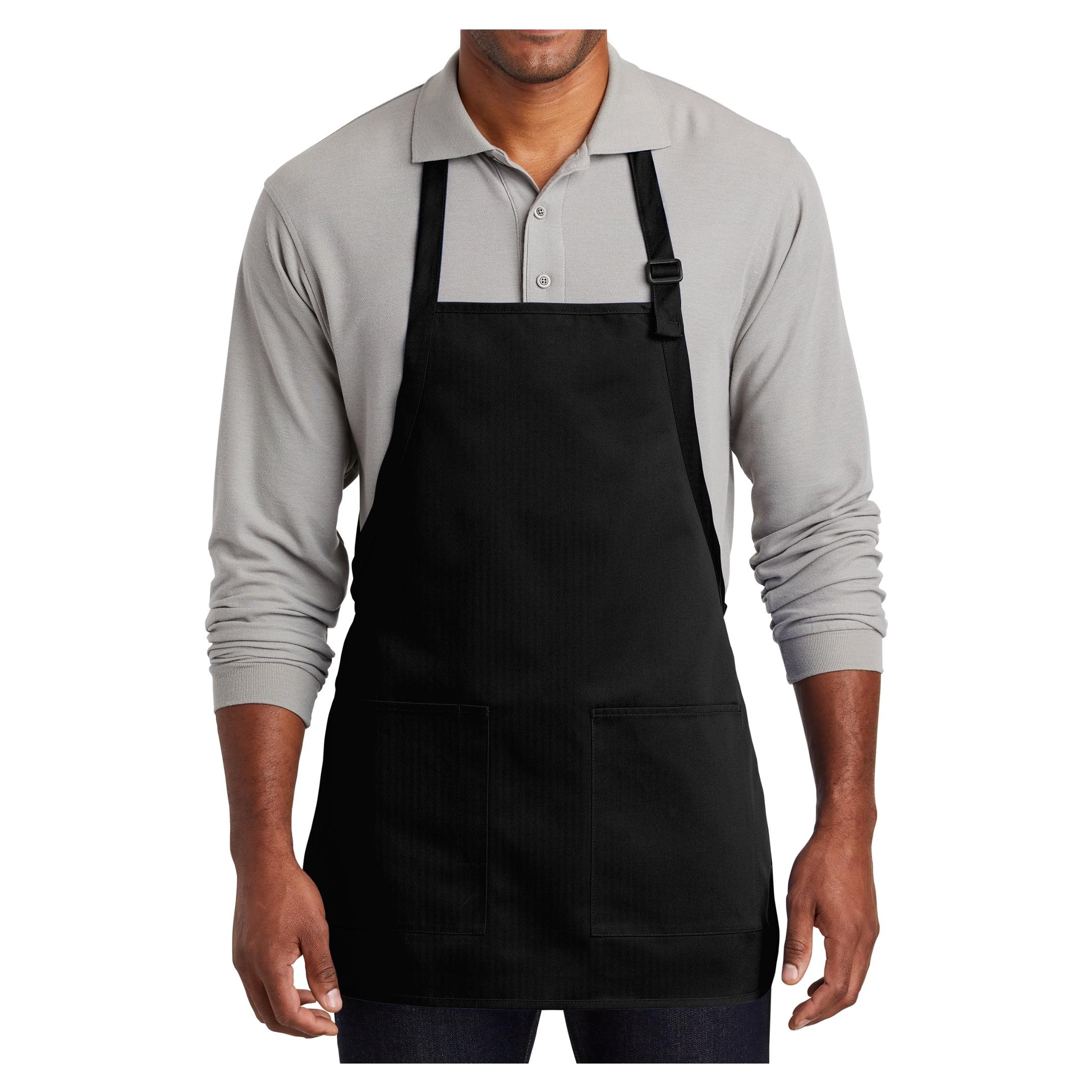 Port Authority Men's Medium-Length Two-Pocket Bib Apron