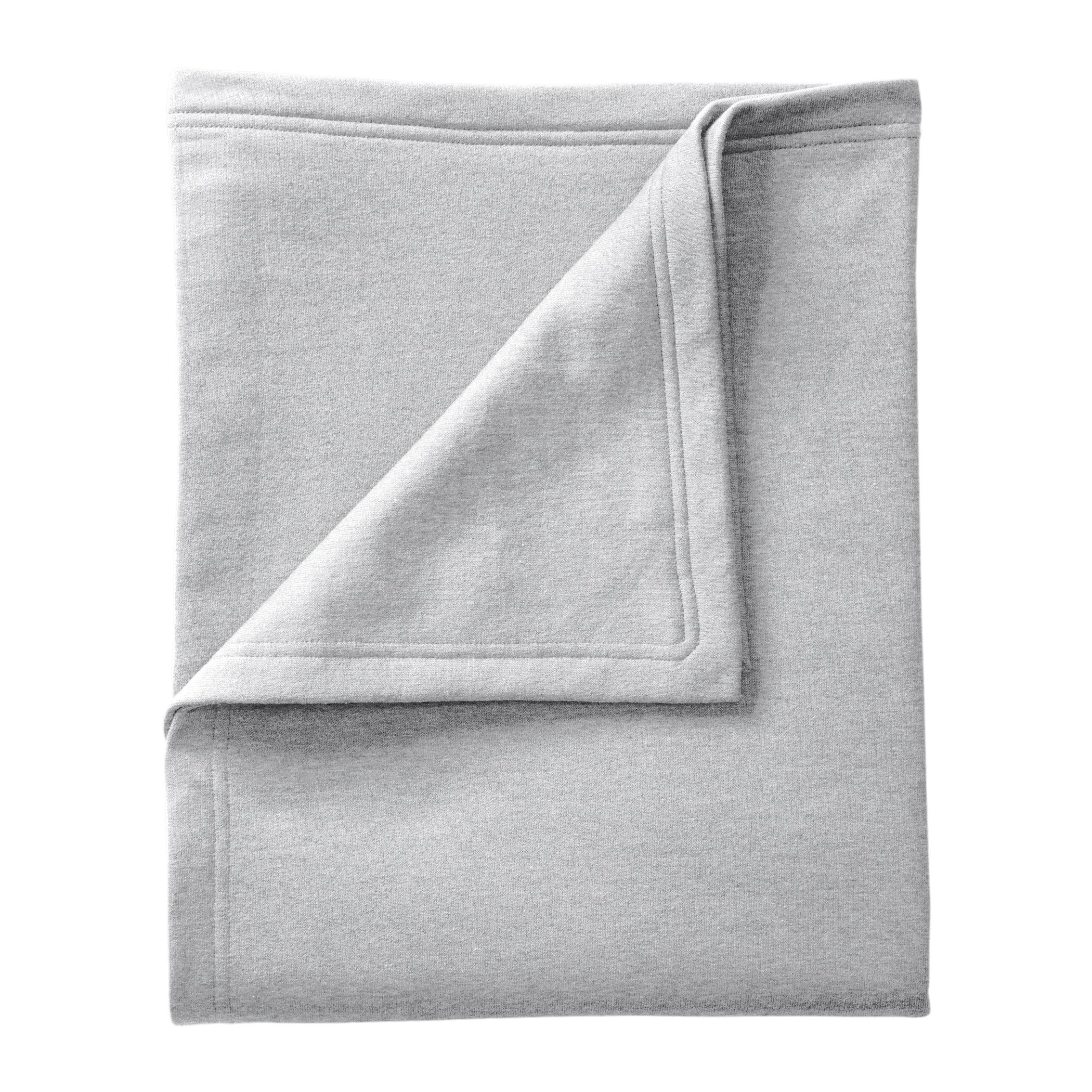 Port & Company Core Fleece Sweatshirt Blanket Bp78 - Athletic Heather - One Size