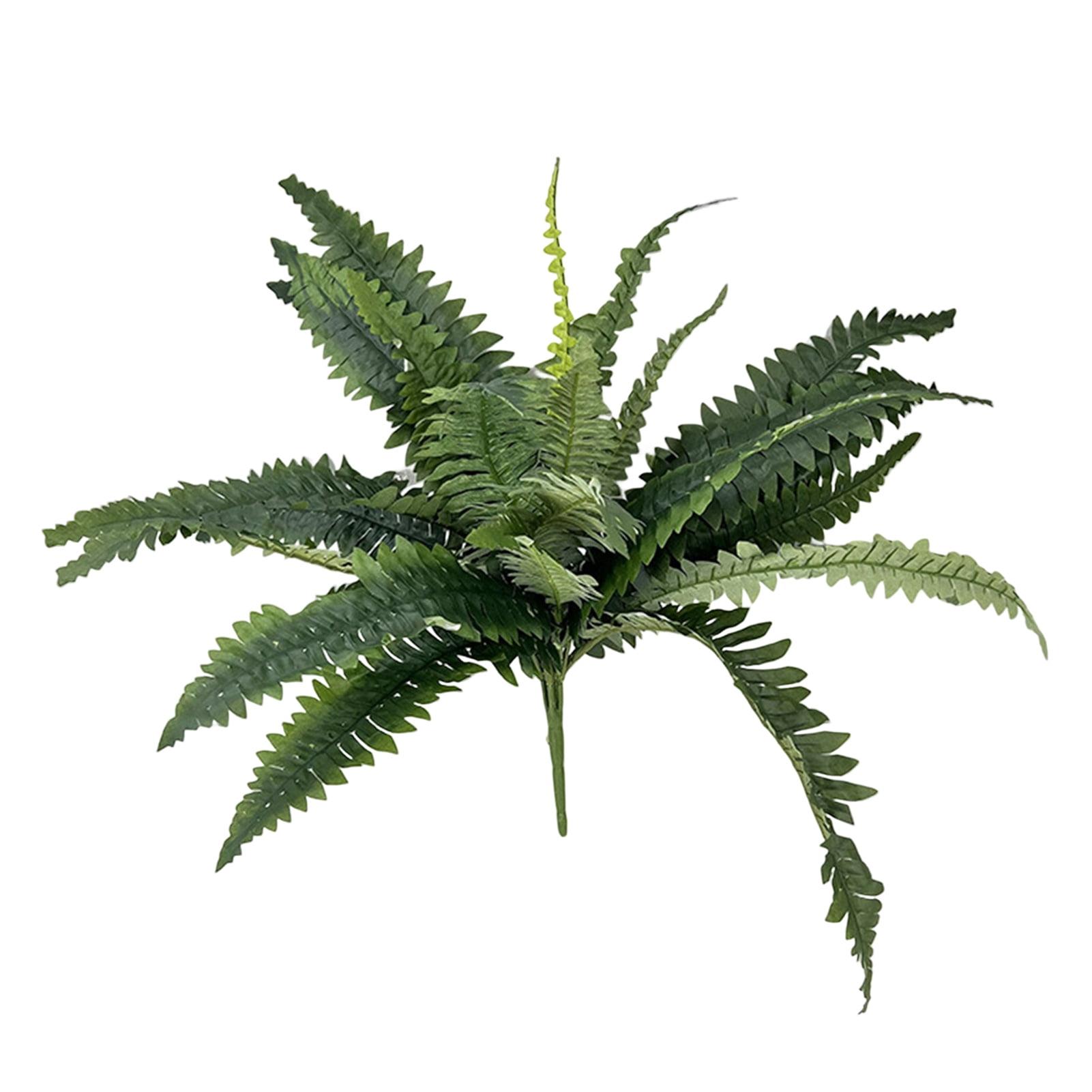 Realistic Faux Green Fern Plant