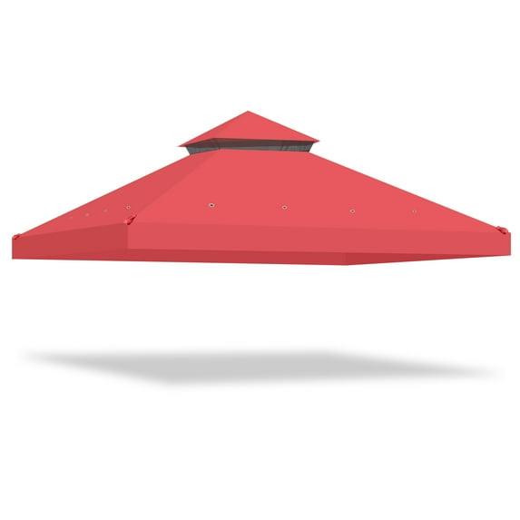 Yescom Yescom Canopy Top Replacement for 2-Tier Crescent TJSG081 Gazebo Outdoor Garden Yard Patio Cover