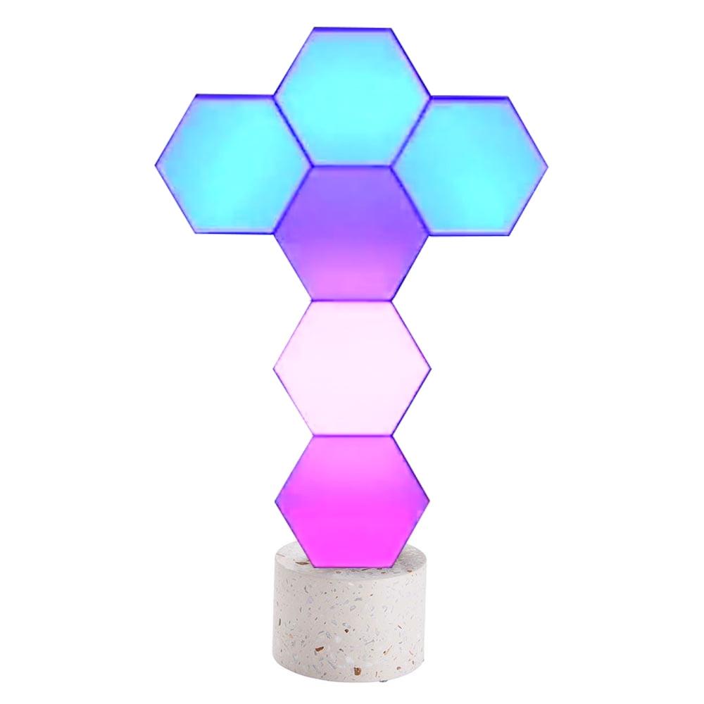 HexaGlow Smart LED Hexagonal Light Panels - 6 Pack