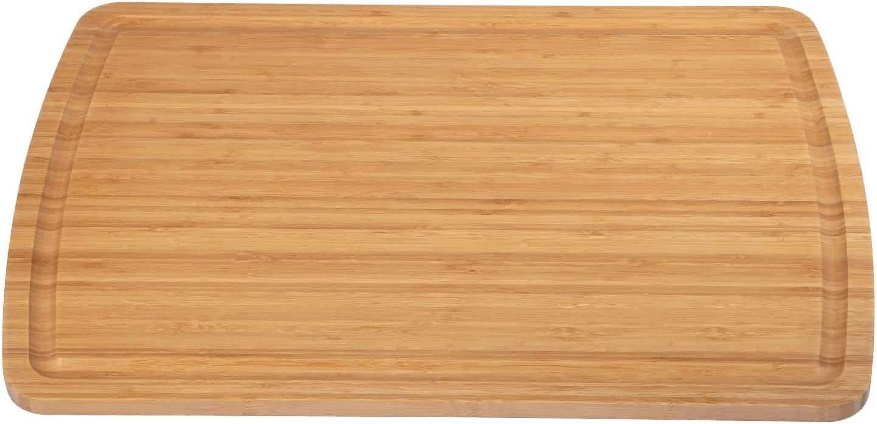 Yesfashion Extra Large Bamboo Cutting Board for Kitchen, 30 x 20 Inch Wooden Butcher Block for Turkey, Meat, Vegetables, BBQ, Over the Stove Cutting Board with Juice Groove