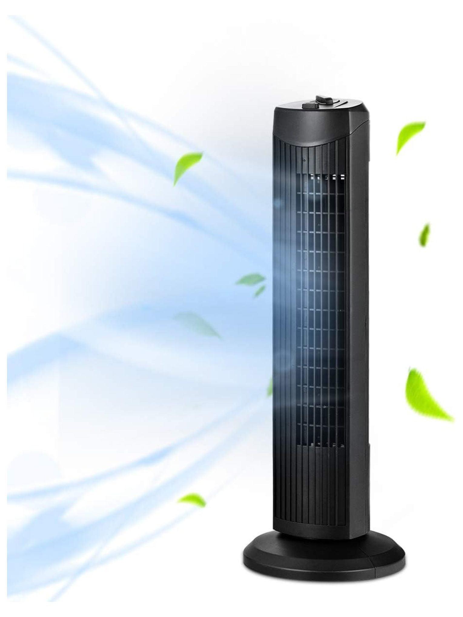 Fantask 35W 28''Oscillating Tower Fan 3 Wind Speed Quiet Bladeless Cooling Room