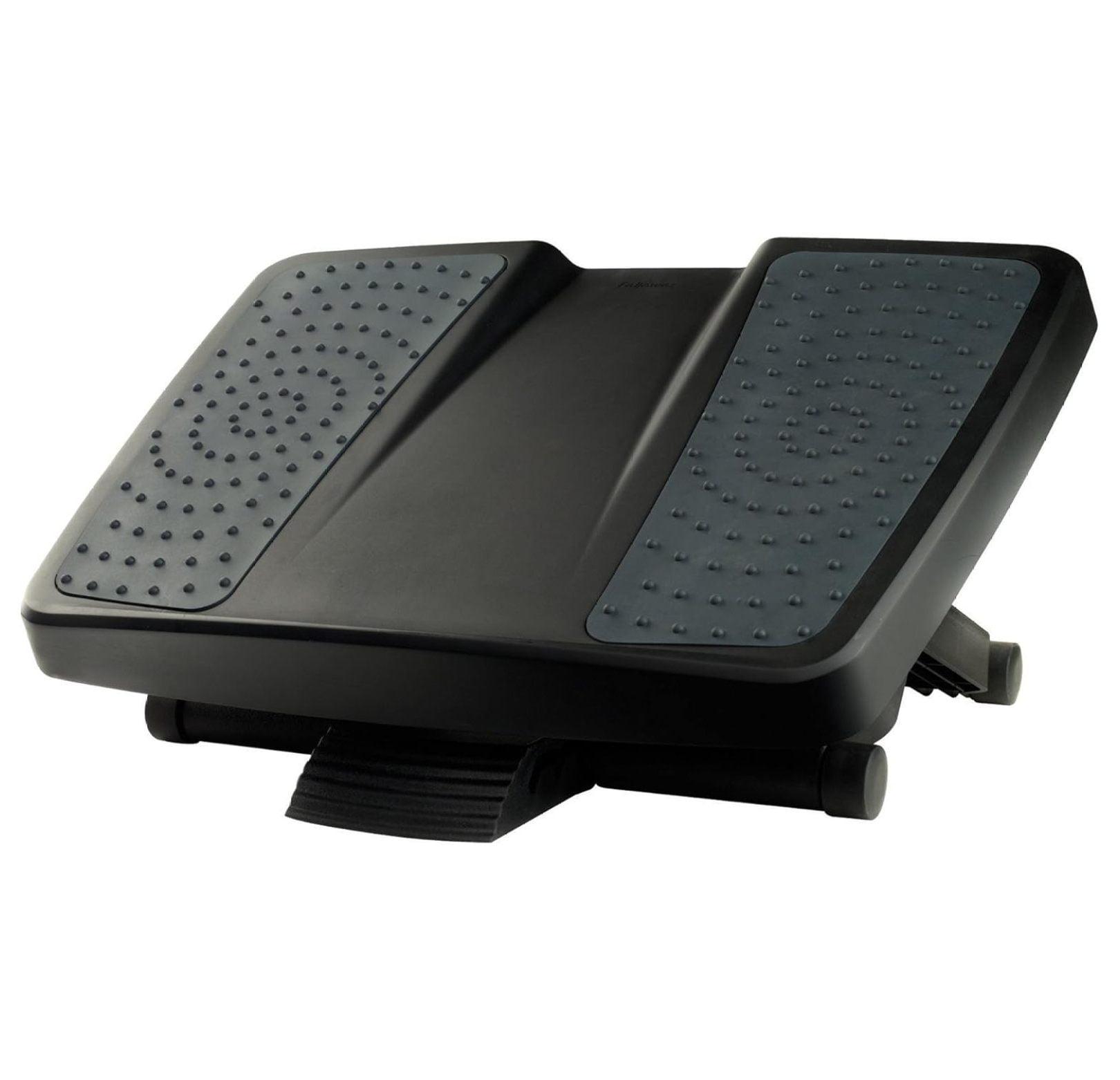 Adjustable Black Plastic Foot Support with Massage Surface