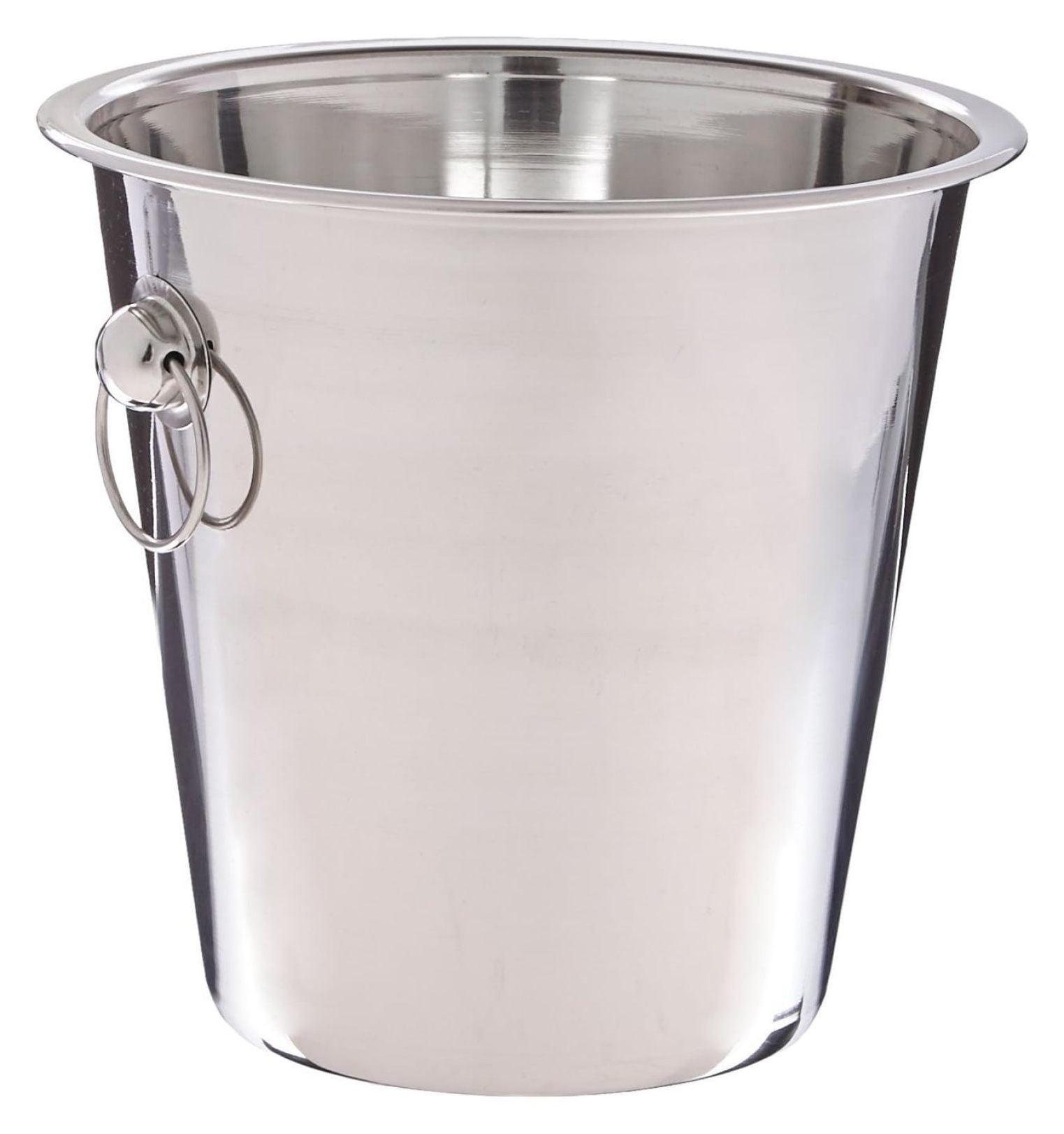 Stainless Steel 4 Quart Wine and Ice Bucket