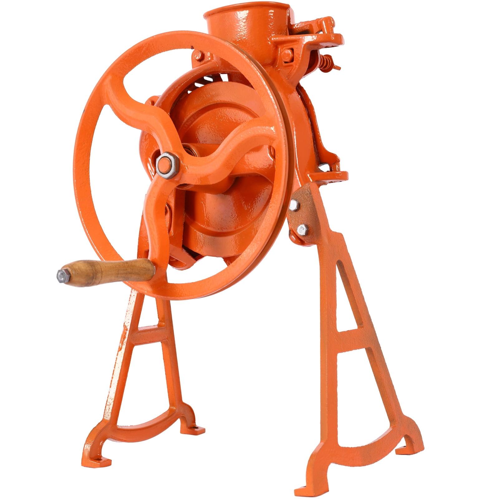 Heavy Duty Hand Corn Sheller - Manual Farm Corn Thresher and Remover Tool with Wooden Handle - Cast Iron Manual Thresher for Heavy Duty Shelling Machine