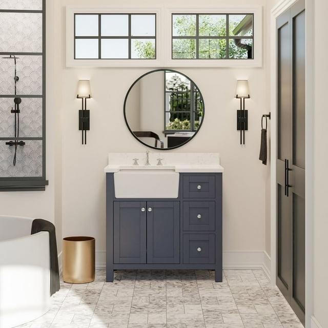 Red Barrel Studio® Yorkshire 36" Single Bathroom Vanity Set & Reviews | Wayfair