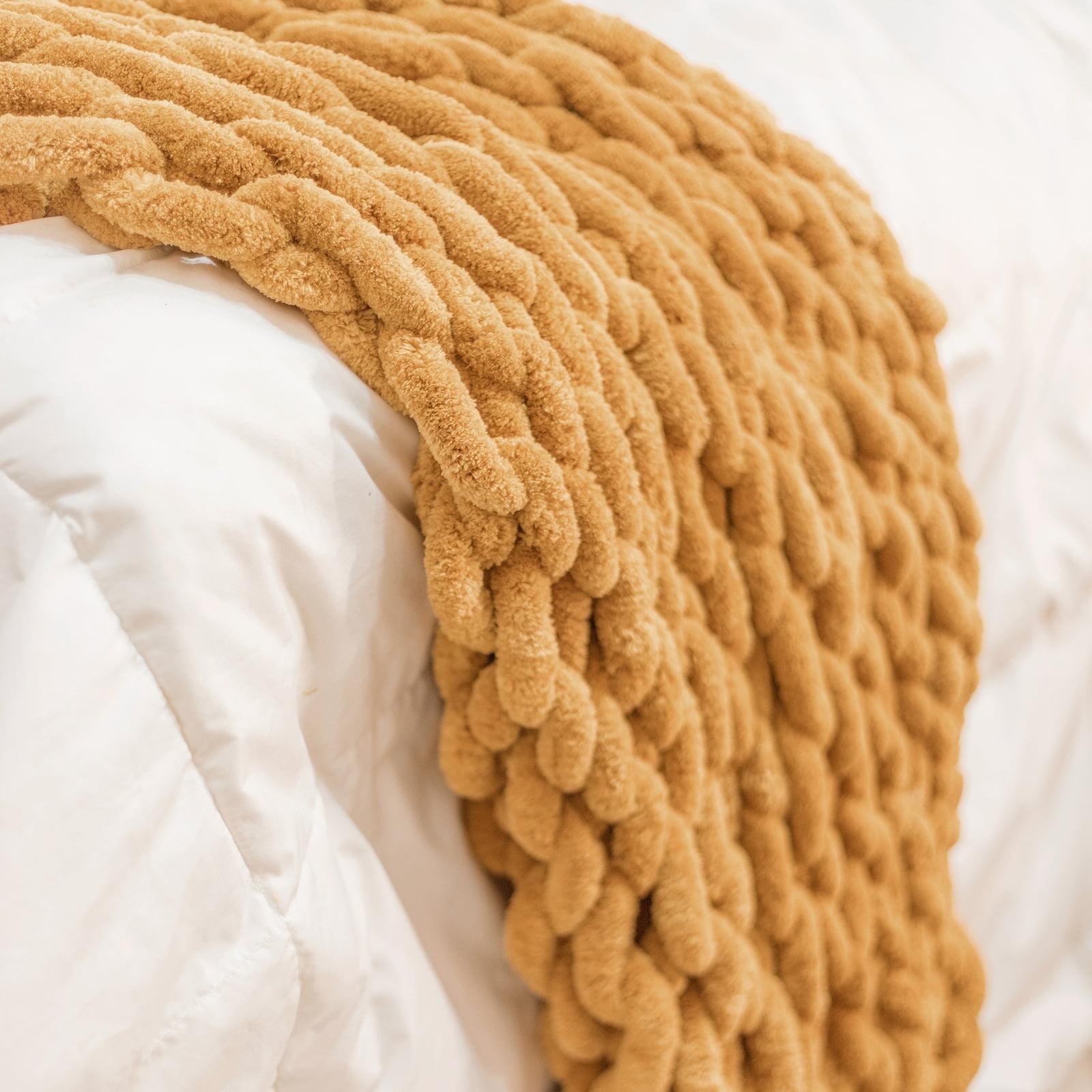 Donna Sharp Chenille Knitted Chenille Throw