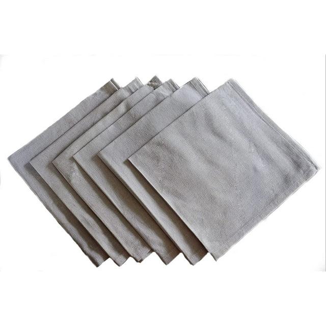 Design Imports  Chambray Napkin Set 6 Piece, Blue, 20X20"