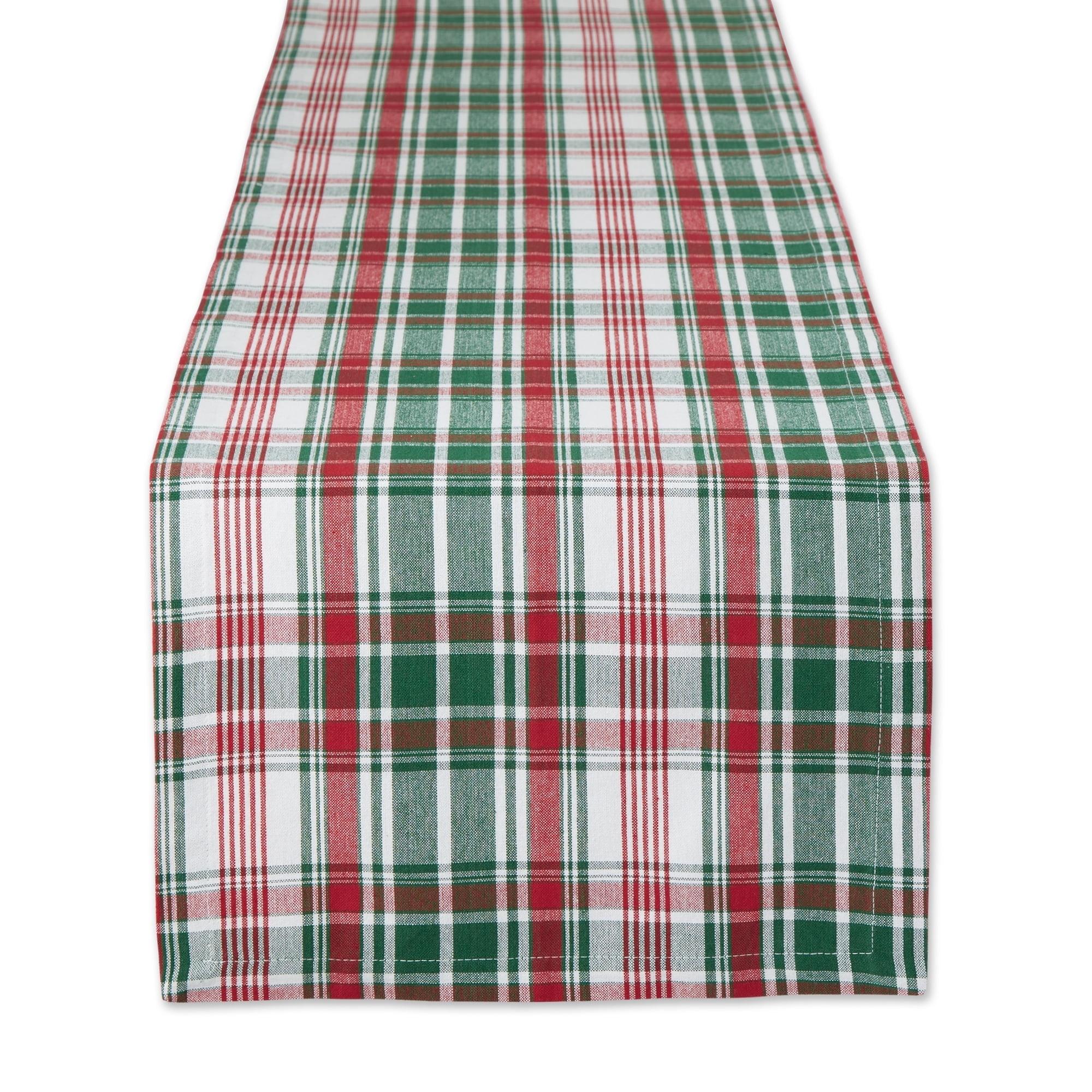 Tuttletown Plaid 100% Cotton Table Runner