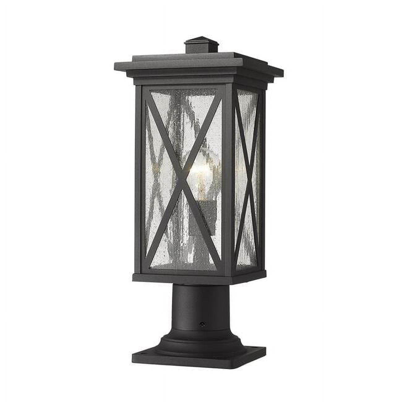 Z-Lite Brookside 1 - Light Lantern in  Black