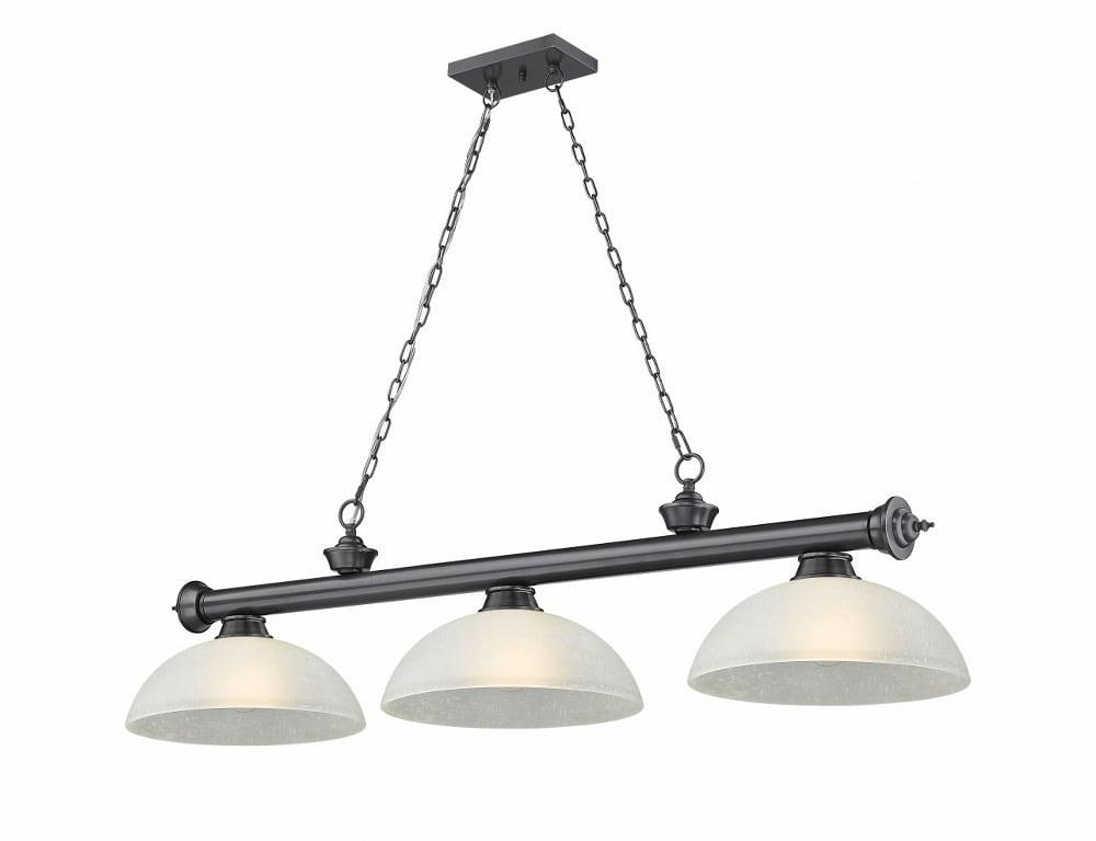 Z-Lite Cordon 3 - Light Chandelier in  Bronze Plate
