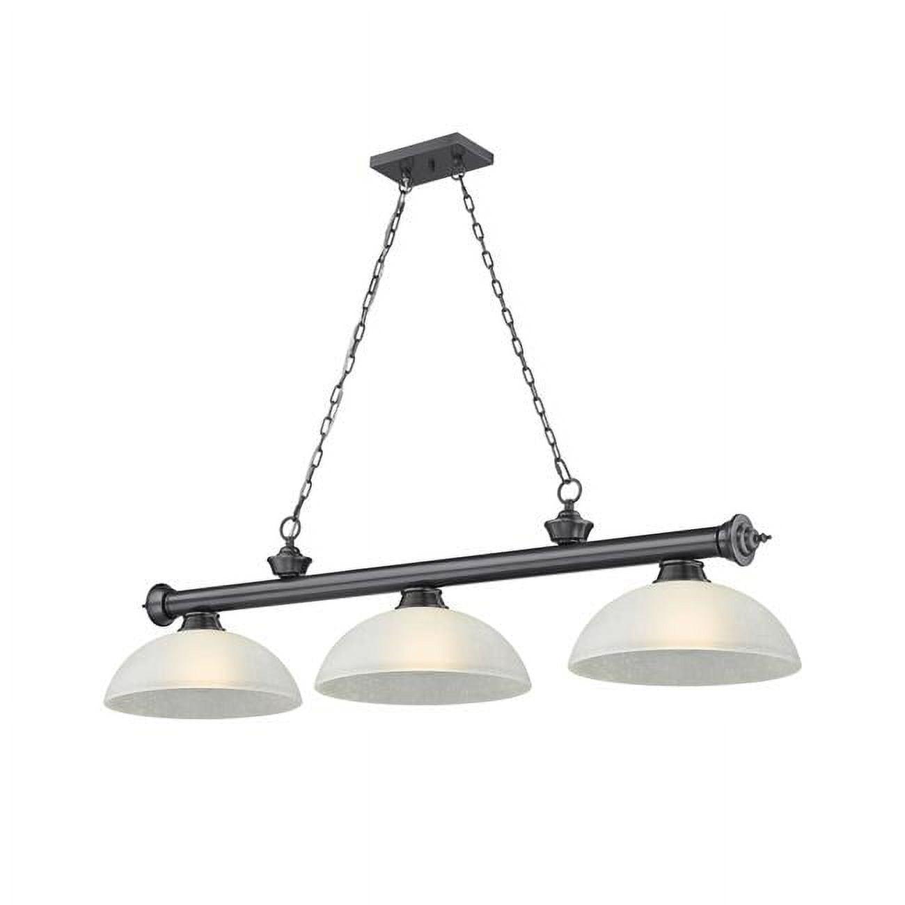 Z-Lite Cordon 3 - Light Chandelier in  Bronze Plate