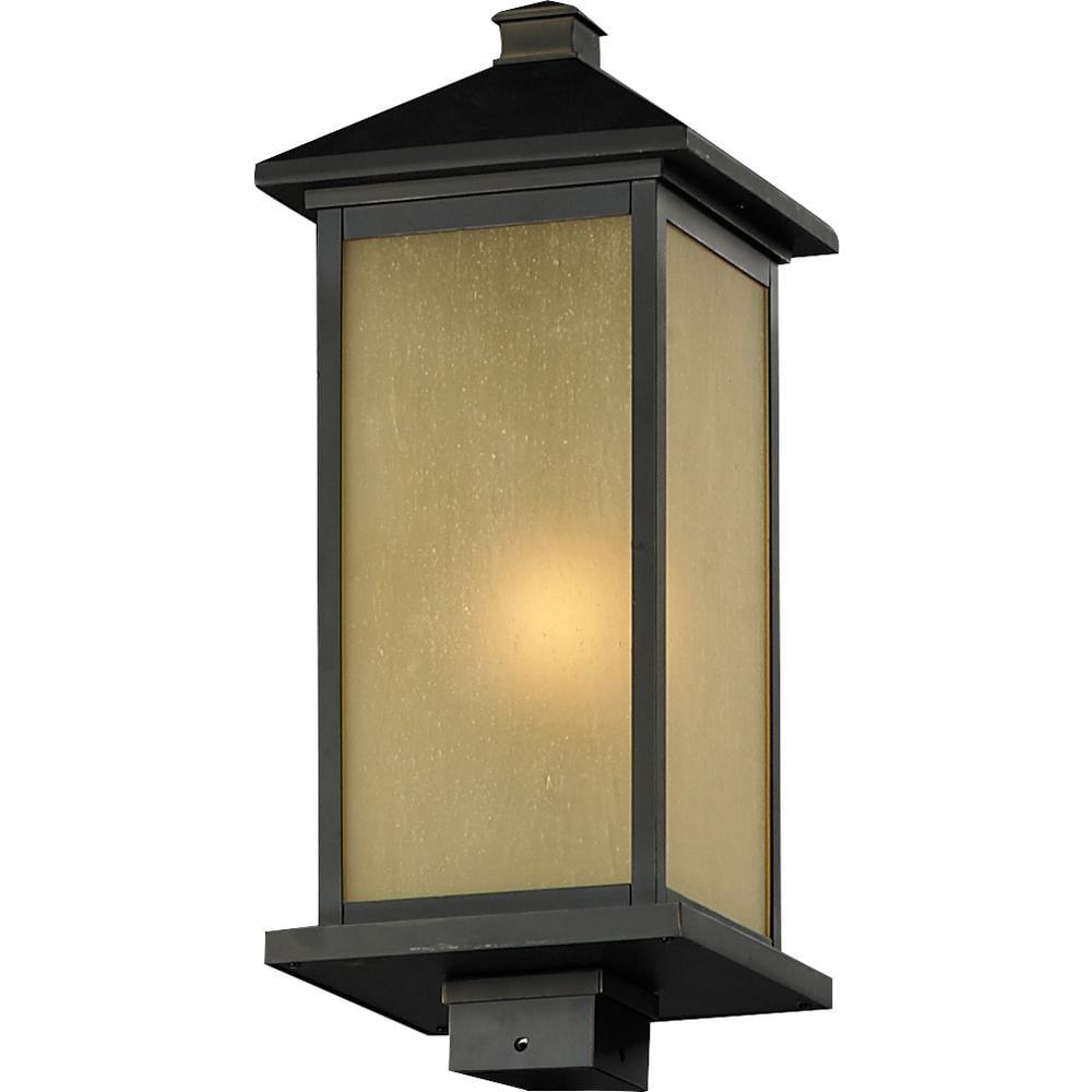 Black Dimmable Lantern Style Outdoor Wall Sconce