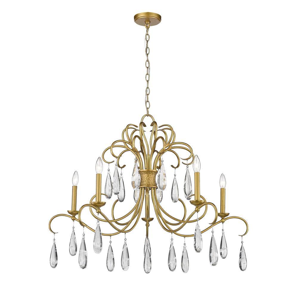Z-Lite Amara 5 - Light Chandelier in  Gilded Gold