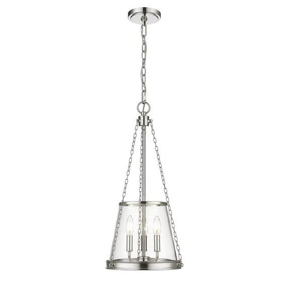 Z-Lite Prescott 3 - Light Pendant in  Polished Nickel