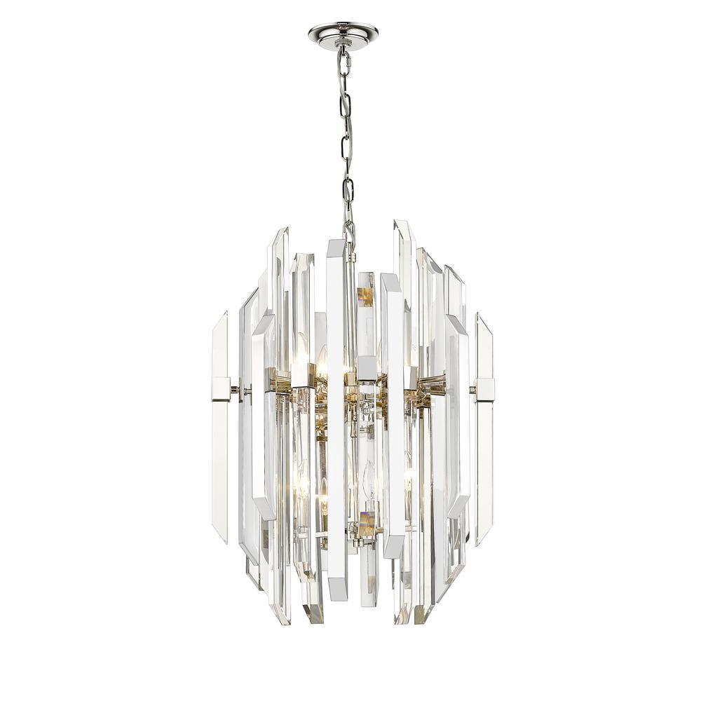 Z-Lite Viviana 4 - Light Chandelier in  Polished Nickel