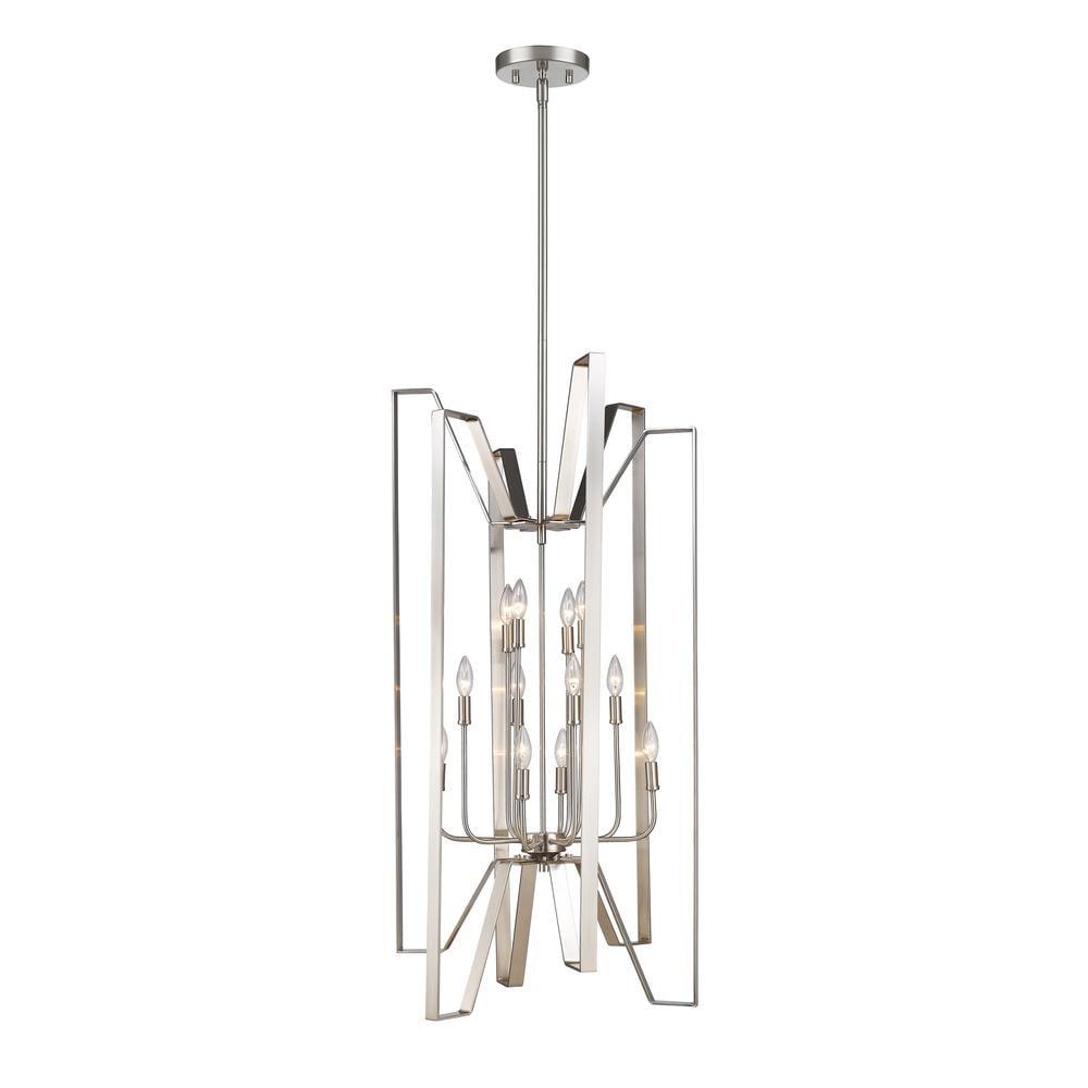 Z-Lite 4000-12 Marsala 12 Light Pendant - Nickel