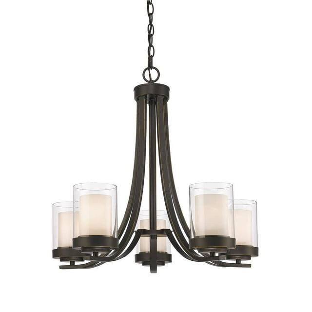 Z-Lite Willow 5 - Light Chandelier in  Olde Bronze