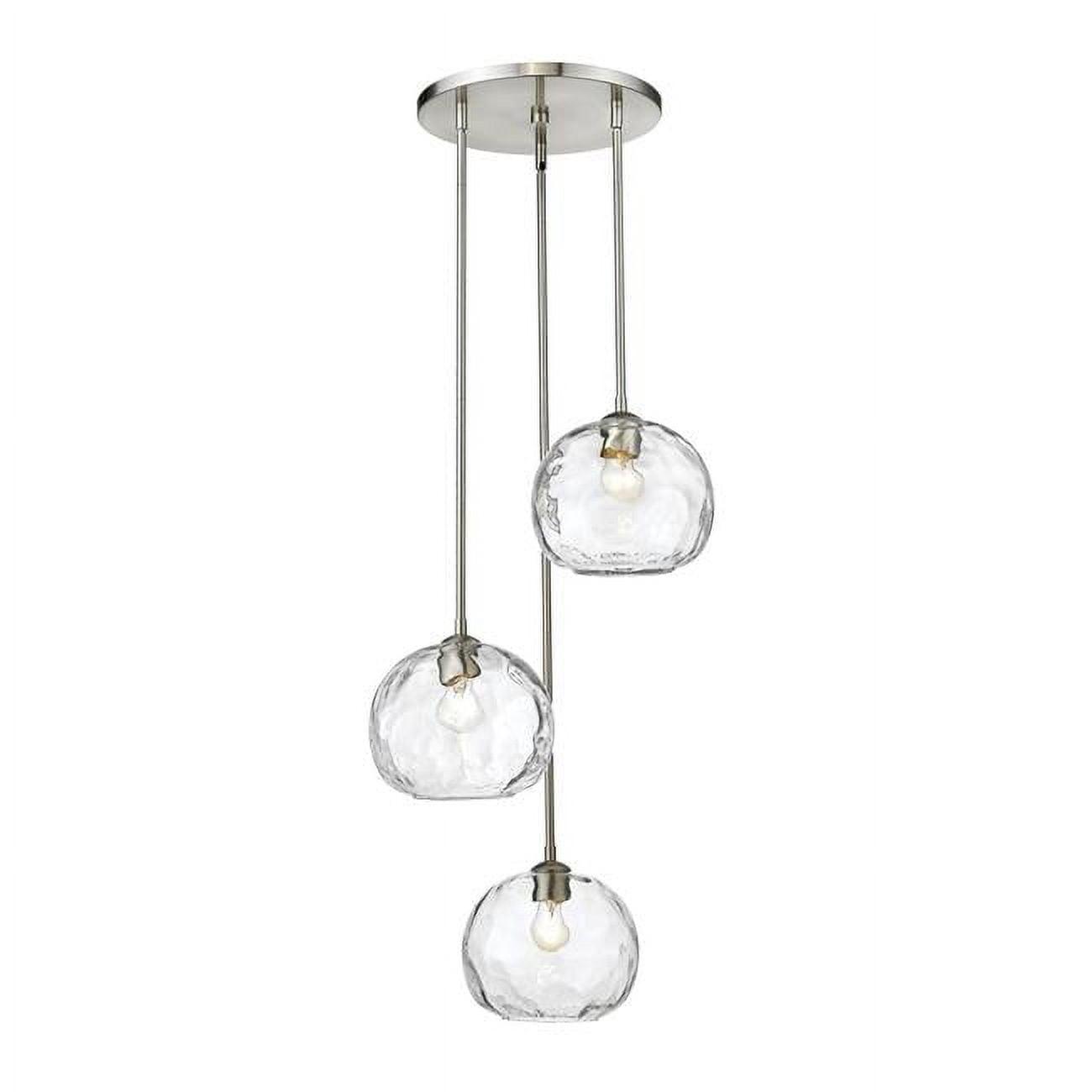 Z-Lite Chloe 3 - Light Chandelier in  Brushed Nickel