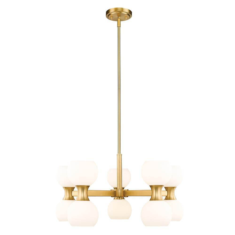 Z-Lite Artemis 10 - Light Chandelier in  Modern Gold