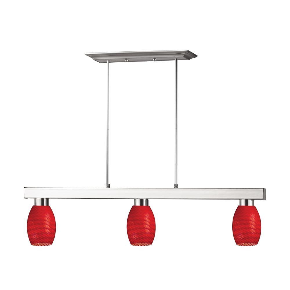Z-Lite - Amon - 3 Light Flush Mount in Traditional Style - 15 Inches Wide by 8.5