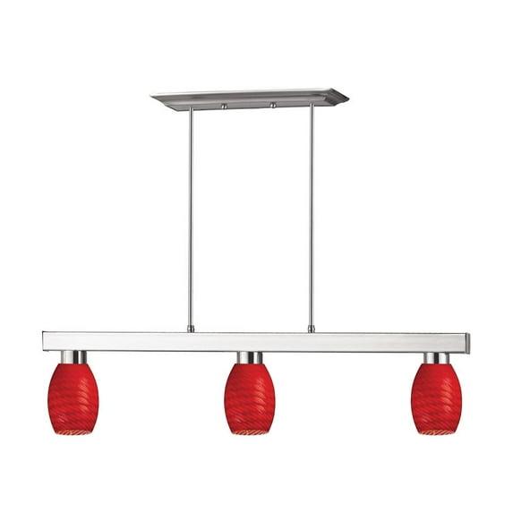 Z-Lite - Amon - 3 Light Flush Mount in Traditional Style - 15 Inches Wide by 8.5
