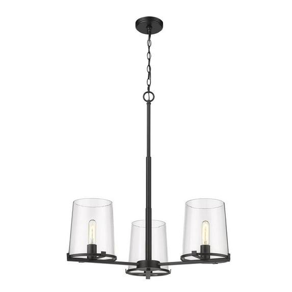 Z-Lite Callista 9 - Light Chandelier in  Matte Black