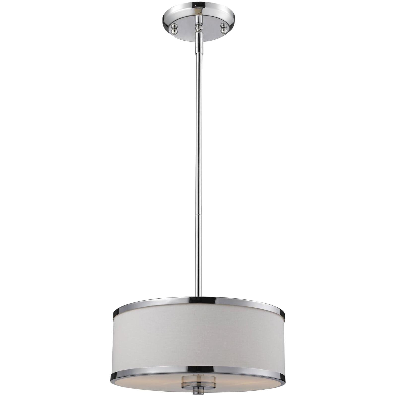 Z-Lite Cameo 2-Light Pendant, Chrome