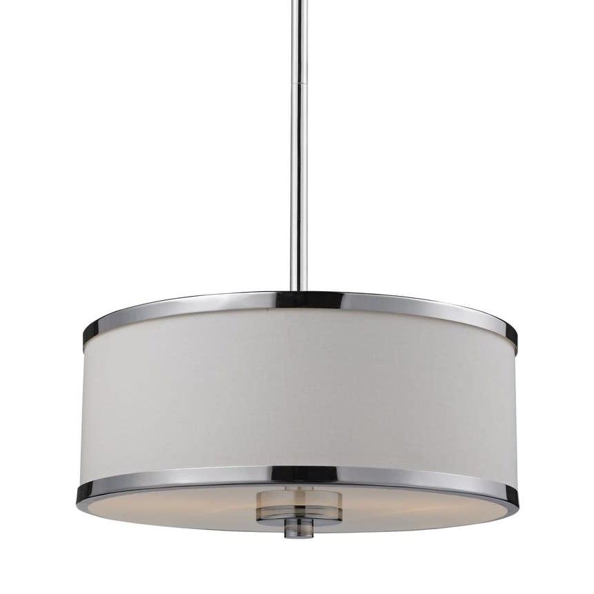 Z-Lite Cameo 2-Light Pendant, Chrome
