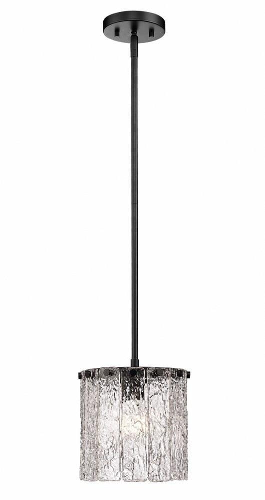 Z-Lite Glacier 1 - Light Pendant in  Matte Black