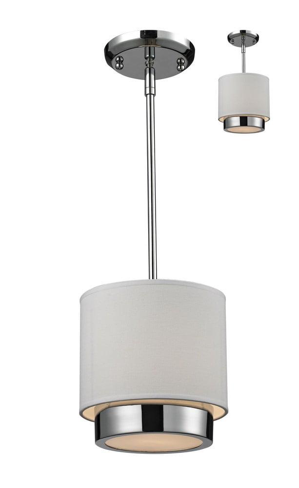 Z-Lite Jade 1-Light Mini Pendant, Chrome