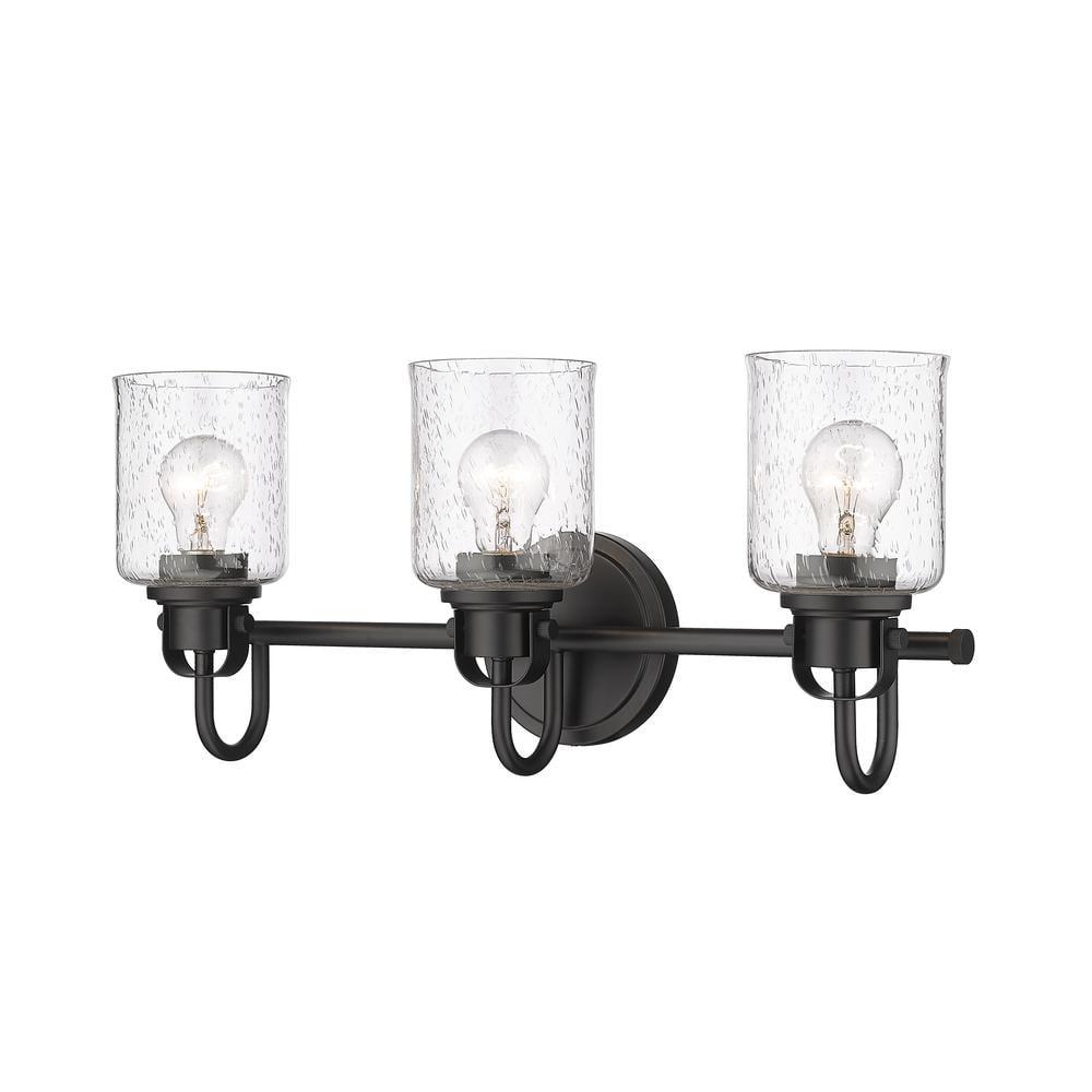 Z-Lite Kinsley 3 - Light Vanity in  Matte Black
