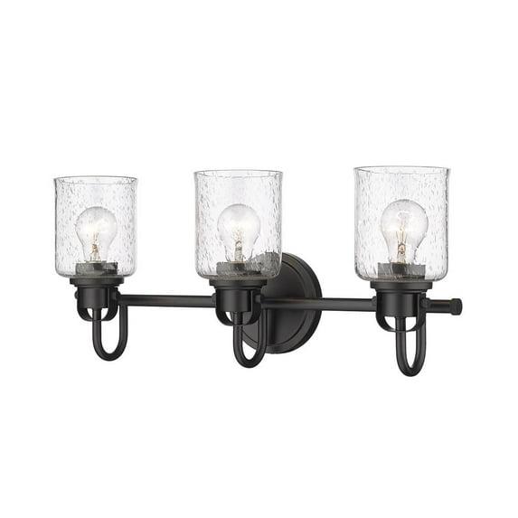 Z-Lite Kinsley 3 - Light Vanity in Matte Black