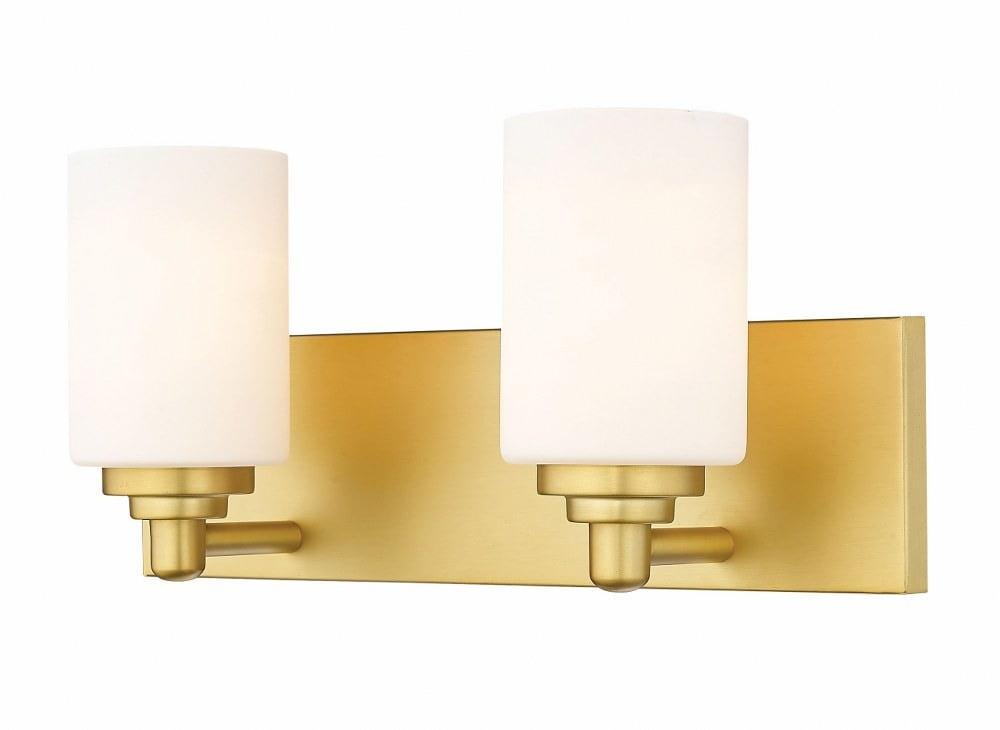 Soledad Brushed Gold 16.25" Jelly Jar Vanity Light