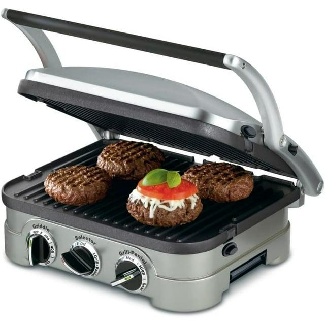 Cuisinart Cuisinart Stainless Steel Griddler, 5-in-1 Panini Press, Sandwich Maker & More