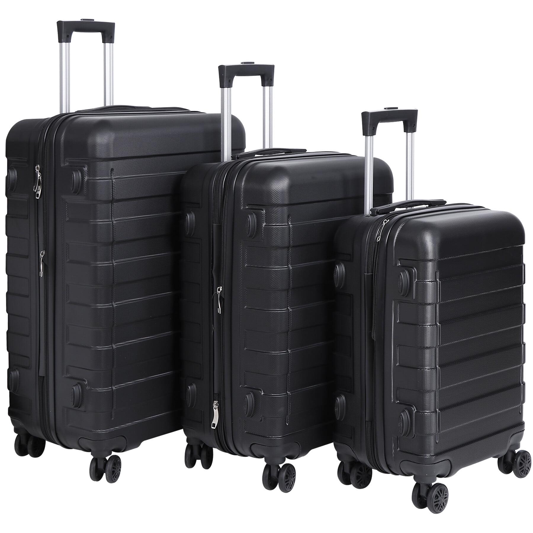 Luggage Set of 3, Suitcases with Spinner Wheels Hardside Expandable Luggage Suitcase Set with TSA Lock for Travel