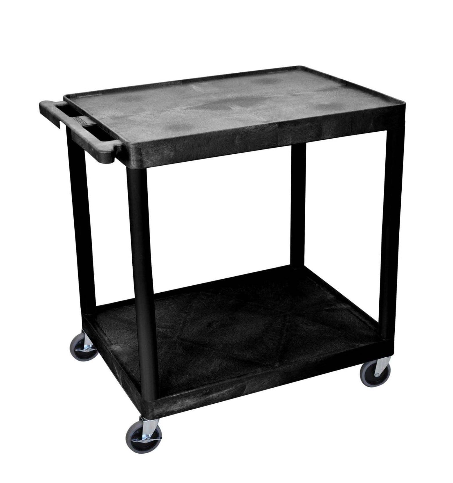 A-TO-Z SUPPLY HE38-B Utility Cart - Two Shelves Structural Foam Plastic