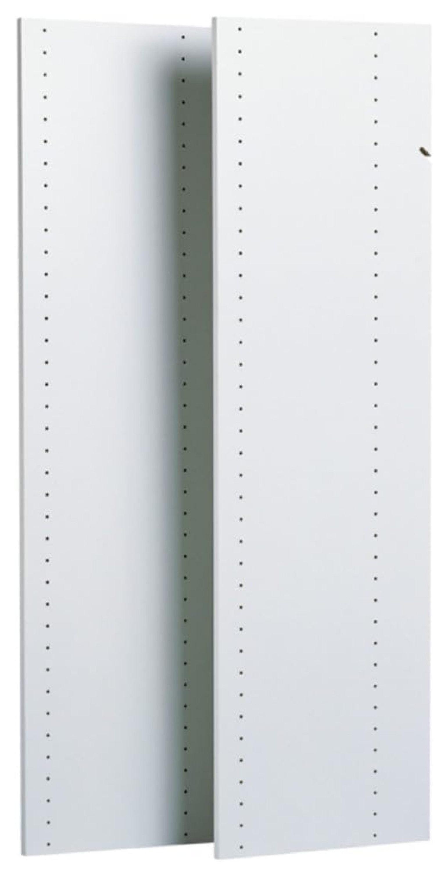 White 72" Vertical Closet Storage Panels, 2 Pack